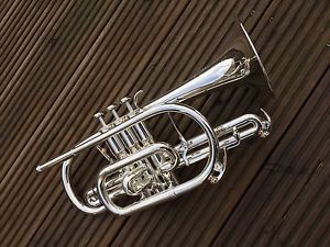 Besson Sovereign BE928GS-2 Bb Cornet-Immaculate Condition, Silver Plated-
