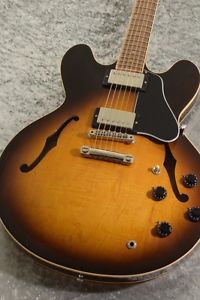 Free Shipping Used Gibson ES-335 Dot '91 -Vintage Sunburst- Electric Guitar