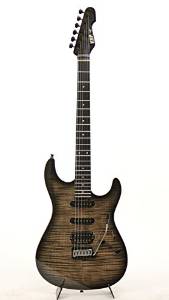 ESP GK-001 SNAPPER-CTM 40th Anniversary Limited Exhibition Series 2015 See Thru Black Electric Guitar