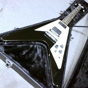 Gibson '67 is a Flying V made 1993 Ebony Electric Free Shipping