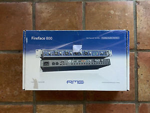 RME Fireface 800 Firewire audio interface AD DA analog digital converter