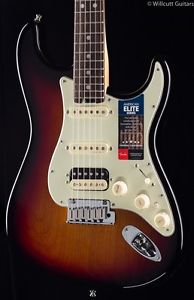 Fender American Elite Stratocaster HSS Shawbucker 3-Tone Sunburst (692)