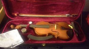 Keith, Curtis, & Clifton Viola Size 16" with bow, case, shoulder rests, rosin