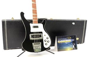 2010 Rickenbacker Model 4003 Stereo Bass Guitar - Jetglo w/ Case