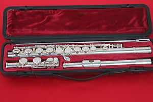 Yamaha 311 II Querflöte mit 925 Silberkopf im Koffer