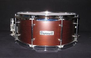 Dunnett Solid Mahogany Snare - Craviotto Shell - 14x6,5