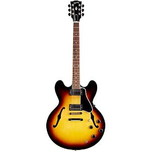 Gibson Custom ES-335 Dot Electric Guitar, Vintage Sunburst, Plain Maple