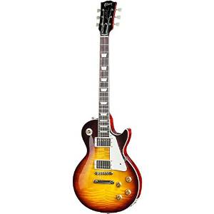 Gibson Custom Shop LPR84FTNH1 1958 Les Paul Plaintop GLOSS Solid-Body Electric Guitar, Faded Tobacco