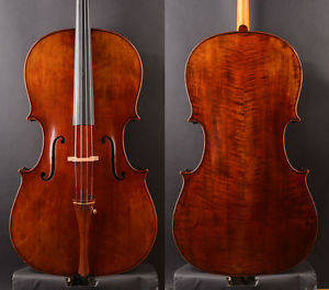 Super chicken toe spruce!Best "Pietro Giacomo Rogeri" 1717 Copy cello