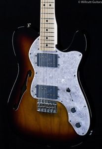 Fender Classic Series '72 Telecaster® Thinline 3-Color Sunburst, Maple (223)