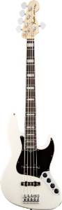 Fender American Deluxe Jazz Bass® V (Five String), Olympic White, Rosewood Fretboard