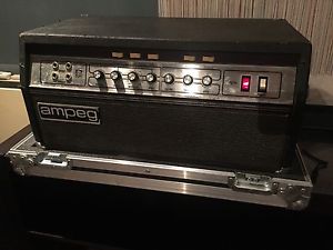 Vintage 1975 Ampeg SVT 300-Watt All Tube Bass Amp Head