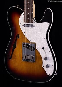 Fender Deluxe Telecaster Thinline 3 Tone Sunburst (013)
