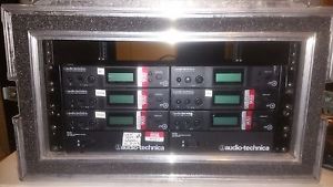 6ea Audio-Technica In Ear Monitors M3T Transmitter, MCB4 Combiner, M3R Receiver