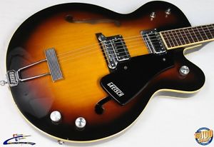 Vintage 1973-1974 Gretsch Clipper 7555 Hollowbody Electric Guitar w/OHSC #37316