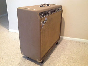 1961 Vintage Fender Pro Guitar Amp Amplifier Brownface