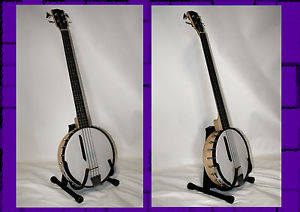 Goldtone BASS BANJO BB-400 electric Fretted 4-String Bass Banjo with Gigbag TOP