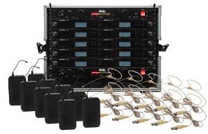 Shure BLX14R/HS-06 10 Pack Wireless EarSet Mic System with VRL Power Supply