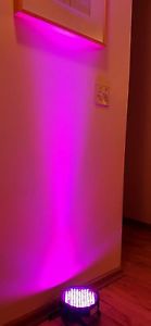 10 American DJ Mega Par Profile Uplights w/ remote, Up Lights *NICE*