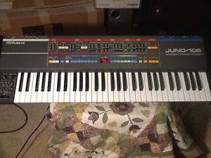 Roland Juno 106 Fully Serviced Analog Synthesizer with NEW Voice Chips