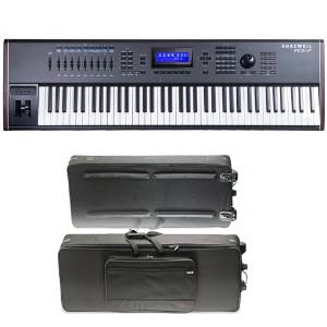 Kurzweil Pc3a7 76-Key, Fully-weighted Hammer-action with Velocity and Aftertouch Keys + Soft Carrying Bag with Wheel