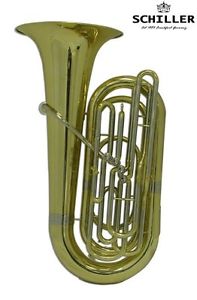 Schiller American Heritage 4 Valve Piston Tuba Gold Lacquer