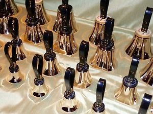 Beautiful Schulmerich Professional Handbells 3 Octave cases C4-C7