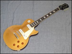 Excellent! Epiphone 1956 Les Paul Goldtop P-90 Guitar Ikebe 40th Limited Model
