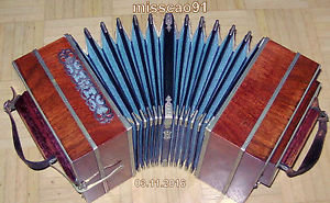 TOP !! GERMANY Bandoneon , Bandonion  AA, 110 notes, zinc plates, Alfred Arnold