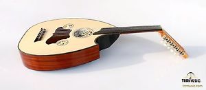TURKISH PROFESSIONAL HALF CUT ELECTRIC OUD UD STRING INSTRUMENT AOH-201G