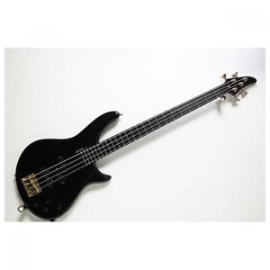 ESP Horizon Bass I Black Alder Body Used Electric Bass Guitar W Soft Case Japan