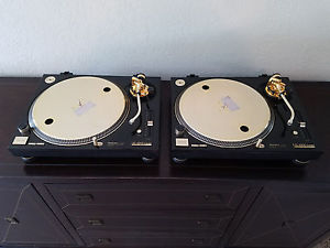 Technics SL-1200 / Limited Edition 24k Gold Plated DJ Turntable ($3800 each)