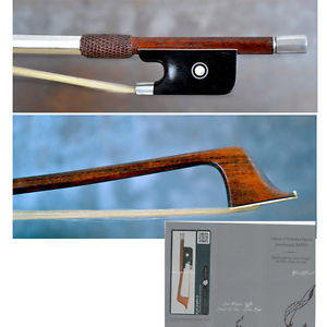 French SILVER cello bow Gand & Bernardel - Vigneron model -  Raffin Certified