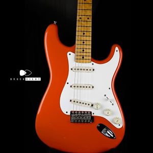 Fender Master Grade'54 Stratocaster Fiesta Red 1997's Electric Free Shipping