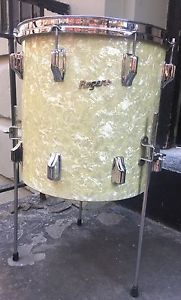 Vintage 60s Rogers 14x14 Dayton Holiday WMP Floor Tom Drum