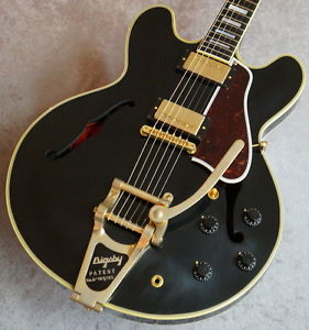 Free Shipping New Gibson Memphis ES-355 VOS w/Bigsby Antique Ebony 2016 Guitar