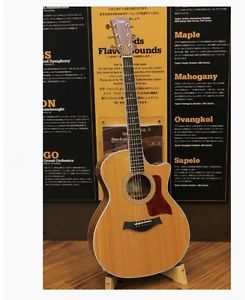 Taylor 414ce ES2 Natural w/hard case Free shipping Guiter Bass From JAPAN #Q420