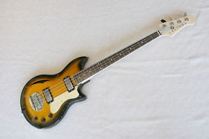 Lakland Skyline Hollowbody 30 4-String Tobacco Sunburst 30" Scale