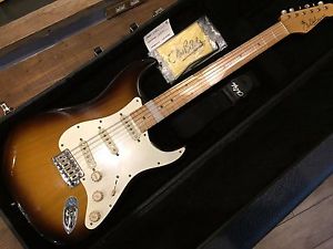 SUPER RARE!! J.W. Black Stratcaster 2TSB w/ Hard Case Limited Fender Custom Shop