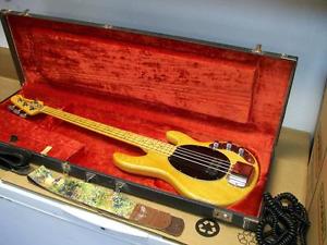Vintage 1977 Music Man Stingray Bass Guitar & Case