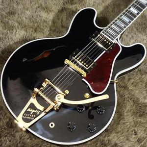 Free Shipping New Gibson Custom Shop ES-355 Gloss w/Bigsby Ebony Electric Guitar