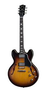 2015 Gibson "1963 ES-335 Historic Reissue" Semi-Hollowbody Electric Guitar, Gloss Historic Burst Finish