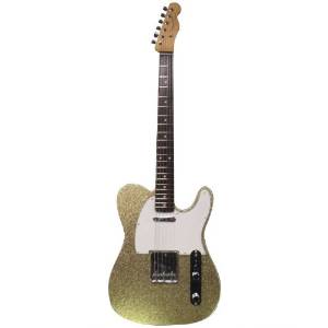 Fender 1960 Telecaster Custom CC Gold Sparkle 6-String Electric Guitar w/ Case