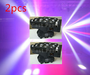 2pcs/LOT 8X10W led spider beam moving head light/Quad-RGBW/dual bar/dj shows/ktv