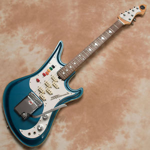 Used Bizarre Guitar TEISCO 1990s Spectrum 5 Blue/Reissue 3 p/u model