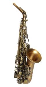 Sax Dakota SDA XG 303 Master Quality Alto Saxophone - Raw Bronze Rose Brass Alloy with Hardwood Travel Case