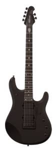Music Man 961-66-65-00 Ernie Ball John Petrucci 6-String Electric Guitar, Stealth Black with Piez and JP Inlays