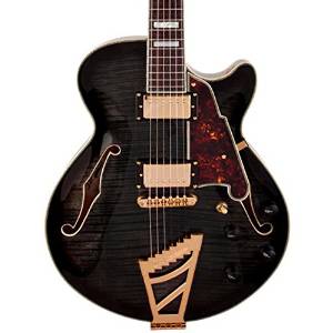 D'Angelico EX-SS Semi-Hollowbody Electric Guitar Gray/Black