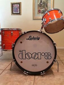 1968 Vintage Ludwig Downbeat Mod Orange