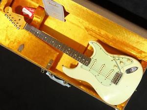 Used Fender Custom Shop 1963 Stratocaster Journeyman Relic Aged OlympicWhite2015